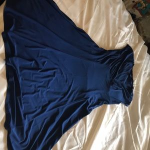 Blue short sleeve dress